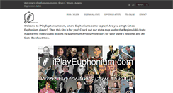 Desktop Screenshot of iplayeuphonium.com